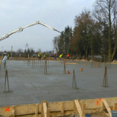 500  cubic meters of concrete